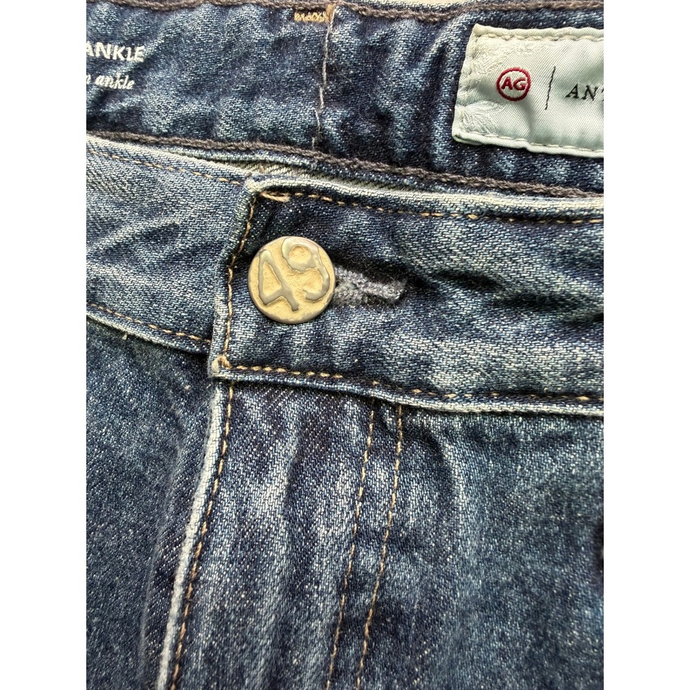 AG Adriano Goldschmied Nolan Ankle Jeans Womens 29R Medium Wash‎ Straight Leg - Picture 9 of 12